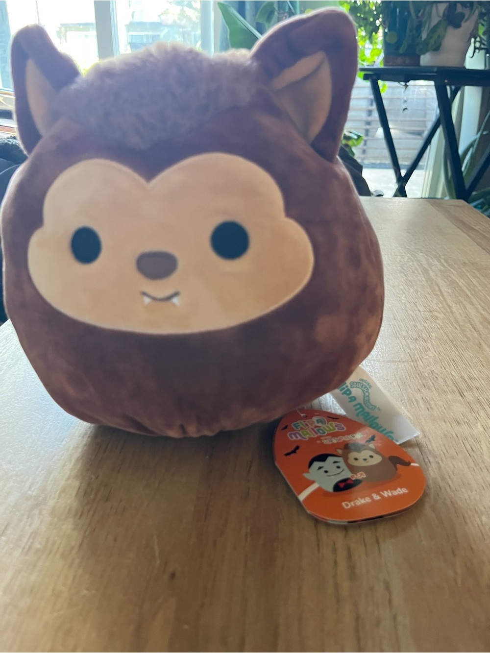 Squishmallows Flip A Mallow Drake Dracula & Wade Werewolf Halloween 5" Plush NEW